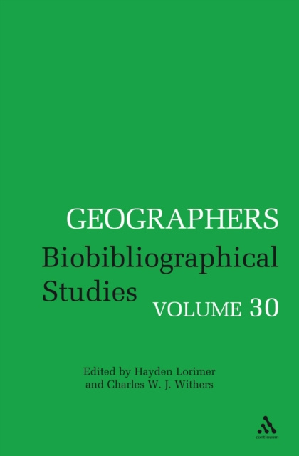 E-Book Geographers Lorimer Hayden Lorimer
