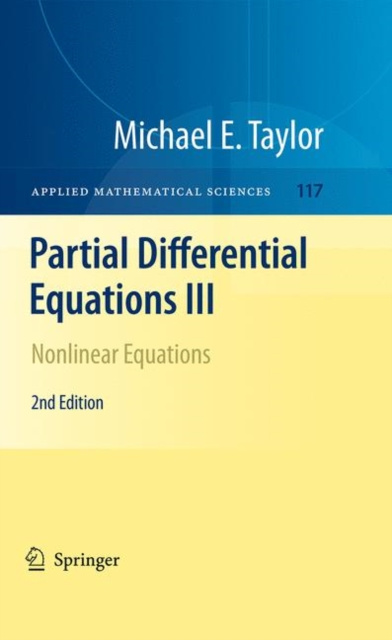 E-book Partial Differential Equations III Michael E. Taylor