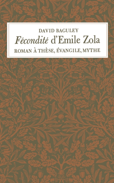 E-kniha Fecondite d'Emile Zola David Baguley