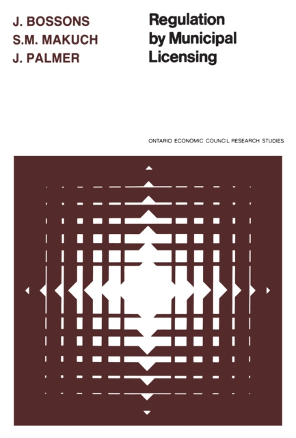 E-book Regulation by Municipal Licensing John Bossons