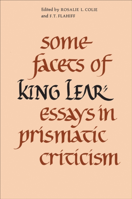 E-book Some Facets of King Lear Rosalie L. Colie