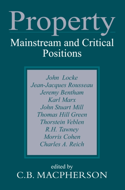 E-book Property C.B. MacPherson