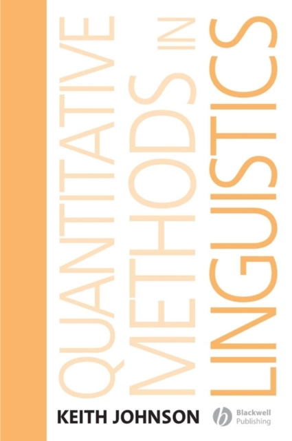 E-knjiga Quantitative Methods In Linguistics Keith Johnson