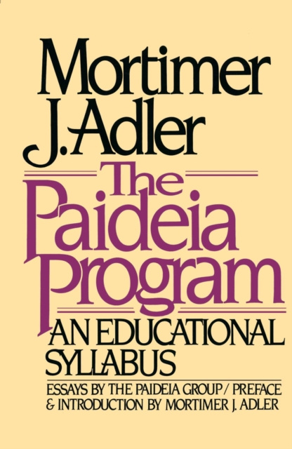 ebook Paideia Program Mortimer J. Adler