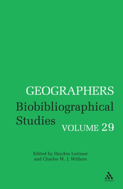 E-knjiga Geographers Lorimer Hayden Lorimer