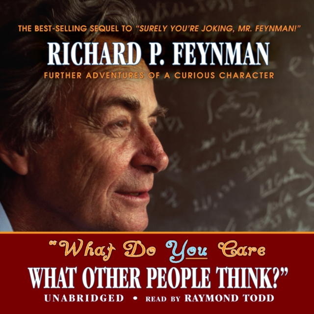 Audiobook &quote;What Do You Care What Other People Think?&quote; Richard P. Feynman