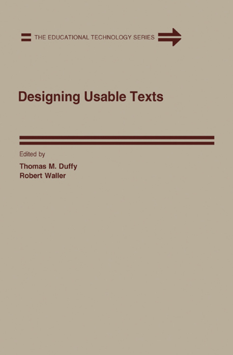 Libro electrónico Designing Usable Texts Thomas M. Duffy