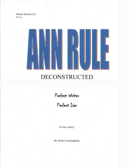 E-knjiga Ann Rule Deconstructed Brad Cunningham