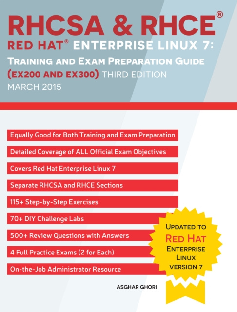 E-könyv RHCSA & RHCE  Red Hat Enterprise Linux 7: Training and Exam Preparation Guide (EX200 and EX300), Third Edition Asghar Ghori