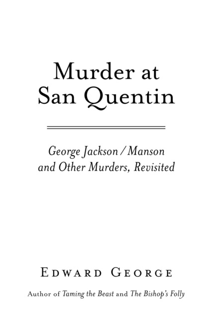 E-book Murder At San Quentin Edward George