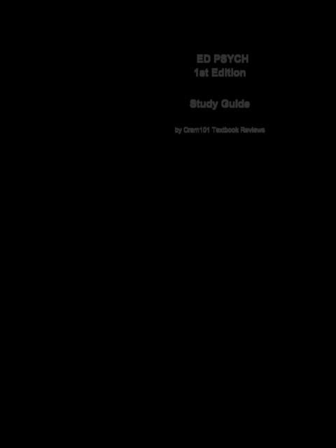 E-knjiga ED PSYCH CTI Reviews