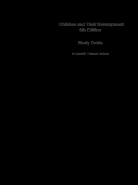 E-book Children and Their Development CTI Reviews