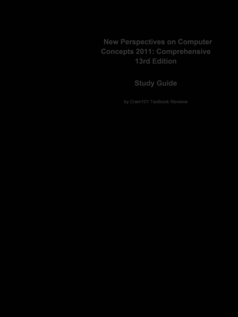 E-knjiga New Perspectives on Computer Concepts 2011, Comprehensive CTI Reviews