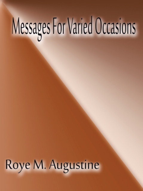 E-knjiga Messages for Varied Occasions Roye M. Augustine