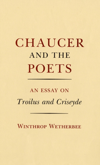 E-Book Chaucer and the Poets Winthrop Wetherbee