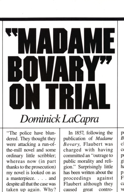 E-book Madame Bovary on Trial Dominick LaCapra