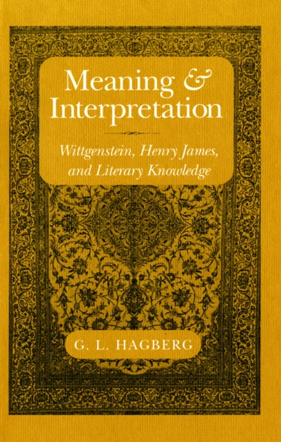 E-knjiga Meaning and Interpretation G. L. Hagberg
