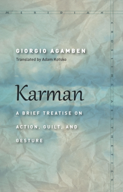 E-book Karman Giorgio Agamben