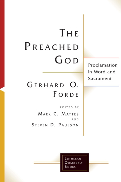 E-knjiga Preached God Gerhard O. Forde