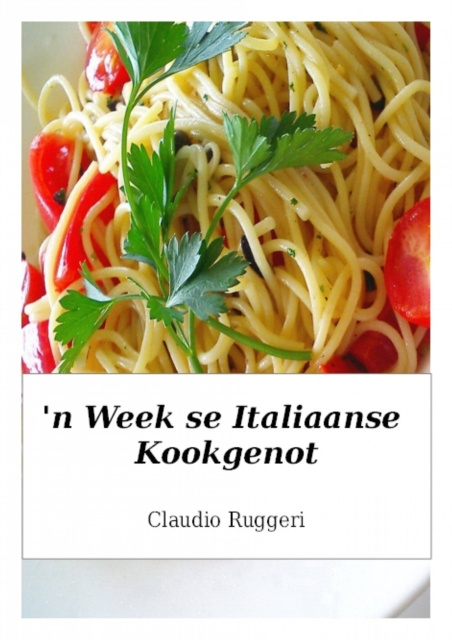 E-kniha 'n Week se Italiaanse kookgenot Claudio Ruggeri