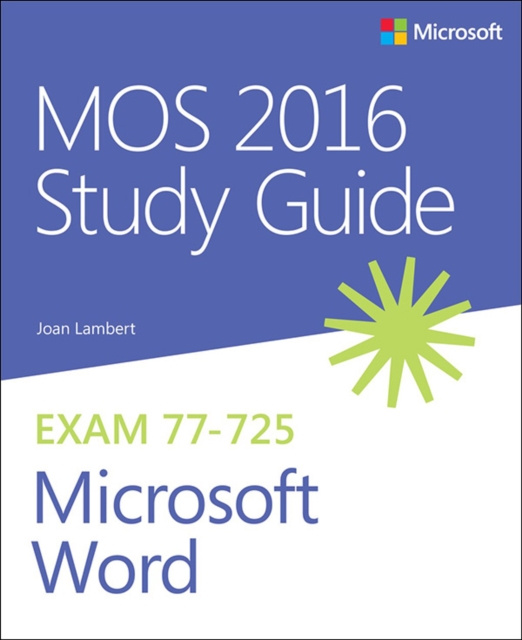 E-knjiga MOS 2016 Study Guide for Microsoft Word Joan Lambert