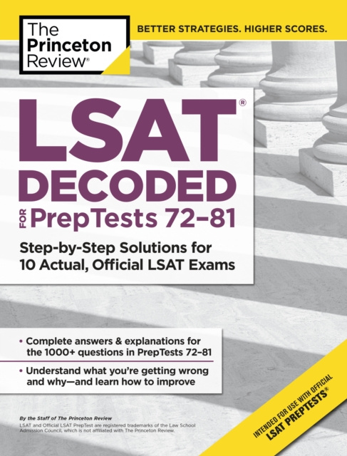 E-kniha LSAT Decoded (PrepTests 72-81) The Princeton Review