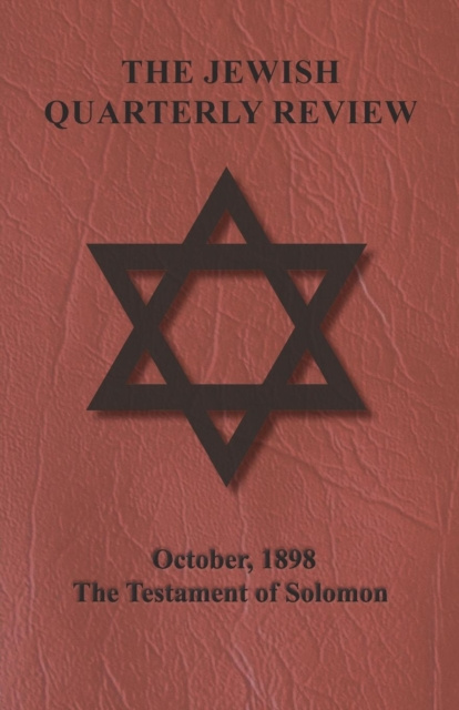 E-kniha Jewish Quarterly Review - October, 1898 - The Testament of Solomon Anon.