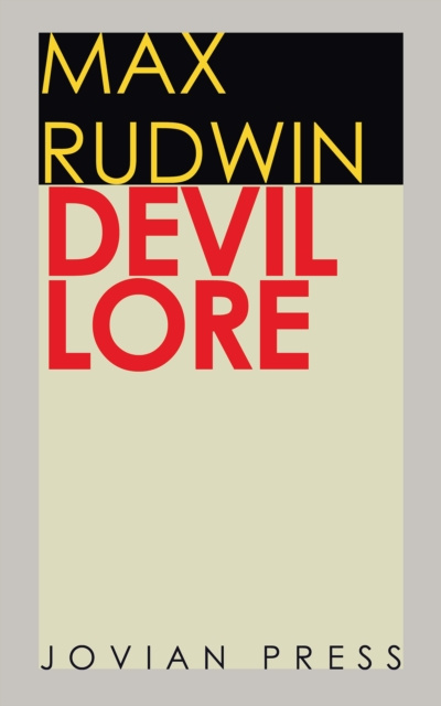 E-knjiga Devil Lore Max Rudwin