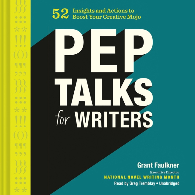 Audiokniha Pep Talks for Writers Grant Faulkner
