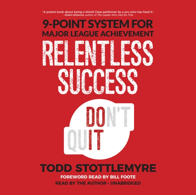 Audiokniha Relentless Success Todd Stottlemyre