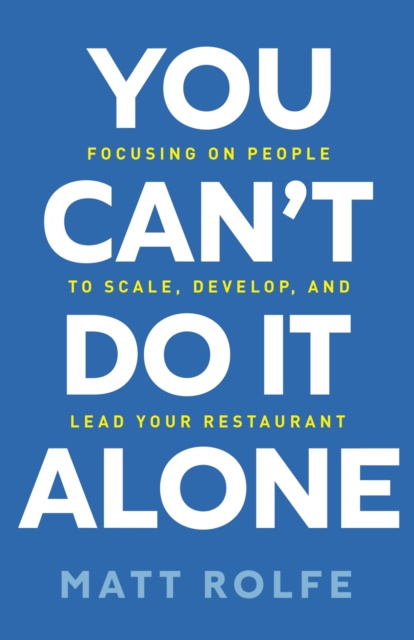 E-Book You Can't Do It Alone Matt Rolfe