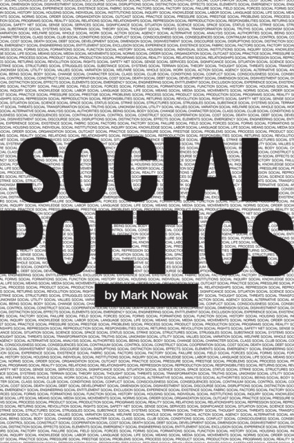 E-kniha Social Poetics Mark Nowak