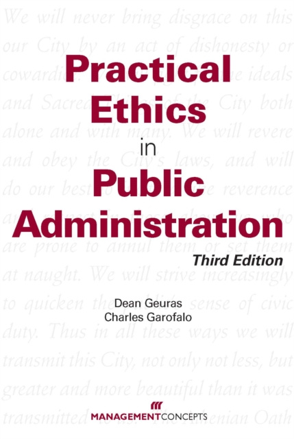 E-book Practical Ethics In Public Administration Dean Gueras