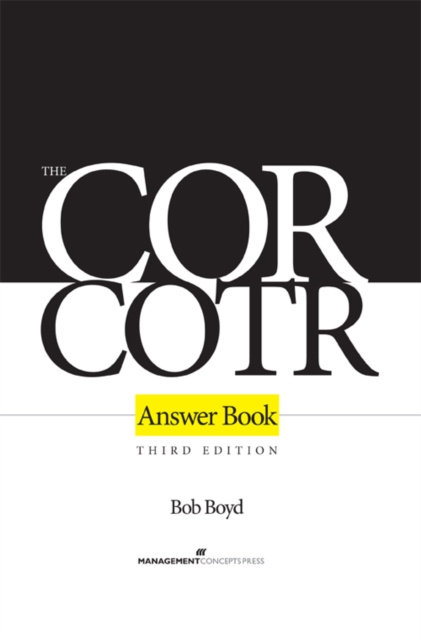 E-kniha COR/COTR Answer Book Bob Boyd