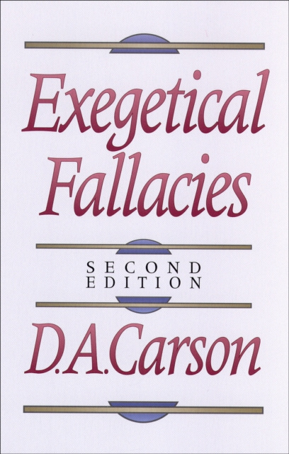 E-knjiga Exegetical Fallacies D. A. Carson