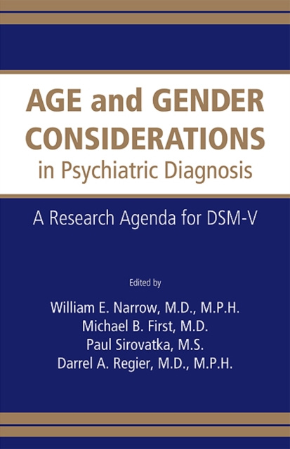 E-kniha Age and Gender Considerations in Psychiatric Diagnosis William E. Narrow