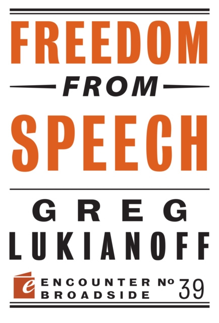 E-kniha Freedom from Speech Greg Lukianoff