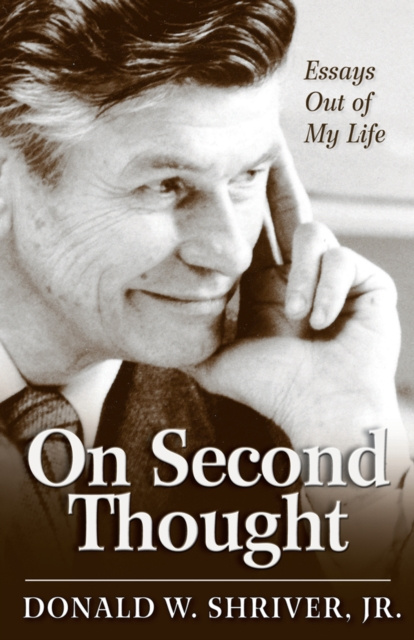 E-knjiga On Second Thought Jr. Donald W. Shriver