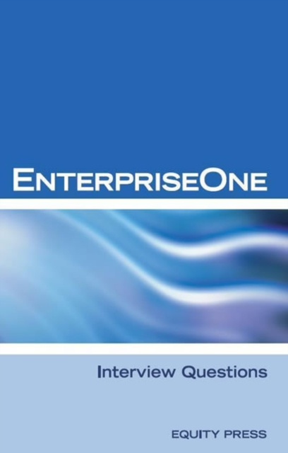 E-knjiga EnterpriseOne Interview Questions Equity Press