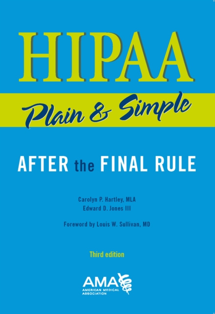 E-knjiga HIPAA Plain and Simple, third edition Carolyn Hartley