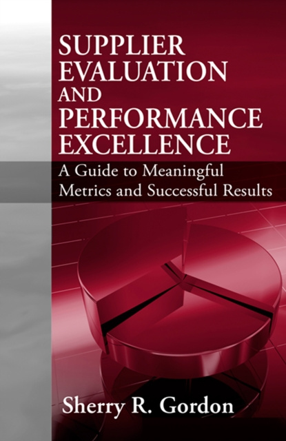 E-book Supplier Evaluation and Performance Excellence Sherry Gordon
