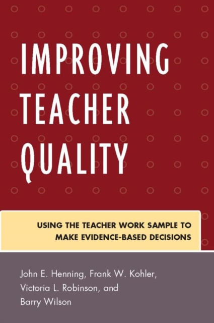 E-knjiga Improving Teacher Quality John Henning