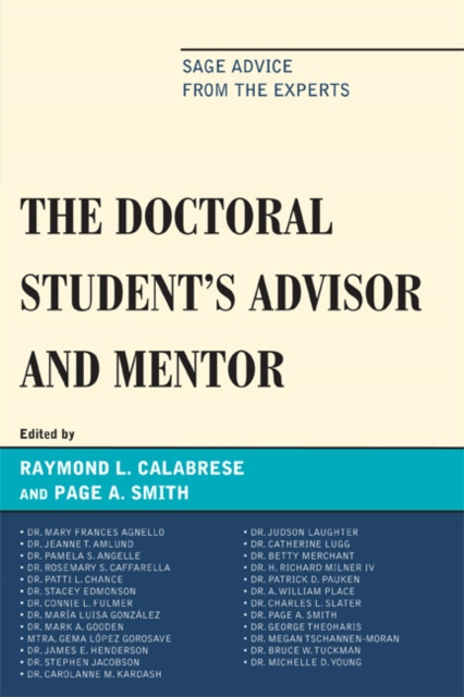 E-book Doctoral StudentOs Advisor and Mentor Raymond L. Calabrese