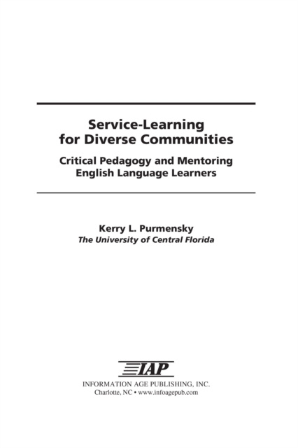 E-Book Service-Learning for Diverse Communities Kerry L Purmensky