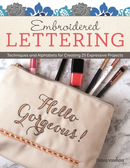 E-kniha Embroidered Lettering Debra Valencia