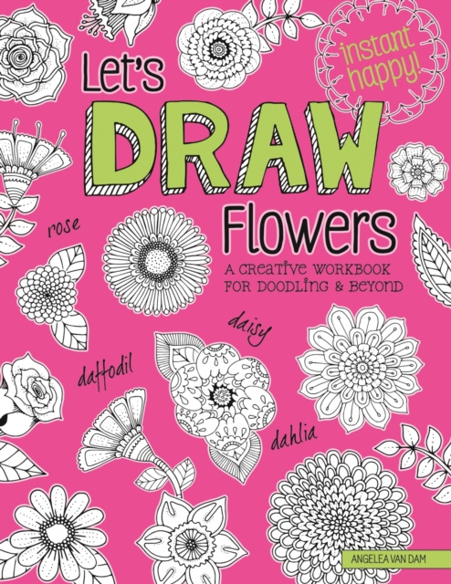 E-book Let's Draw Flowers Angelea Van Dam