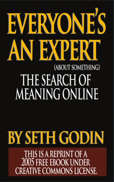 E-Book EVERYONE IS AN EXPERT (about something) Seth Godin