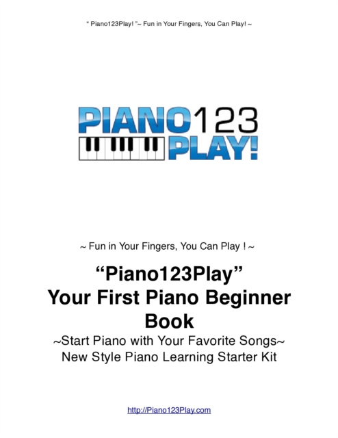 E-knjiga &quote;Piano123Play!&quote; Your First Piano Beginner Book Waka Shinko
