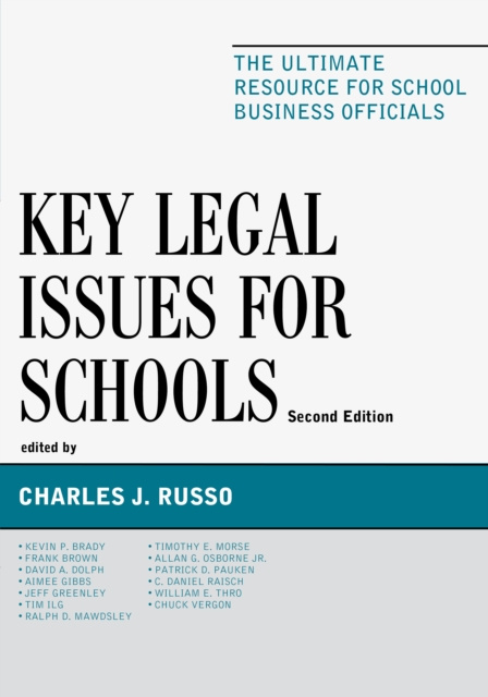 E-book Key Legal Issues for Schools Charles J. Russo