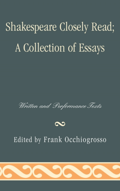 E-book Shakespeare Closely Read Frank Occhiogrosso